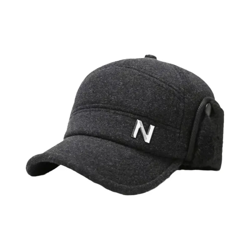FILES Woolen Baseball Caps Unisex-1