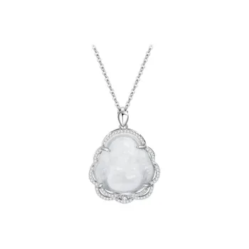 Memories Chalcedony Jade Necklaces Women's