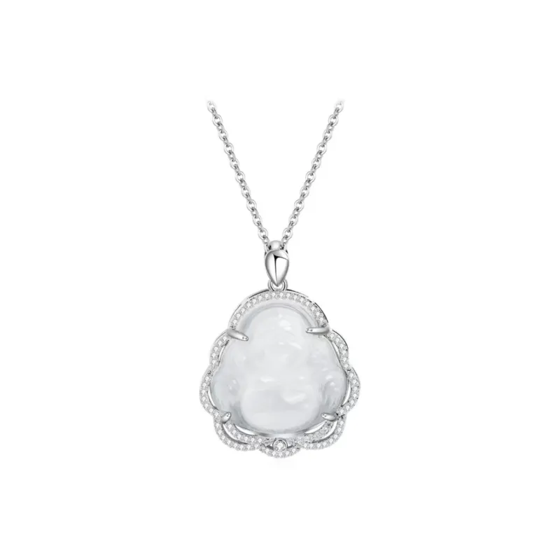Memories Chalcedony Jade Necklaces Women's-0