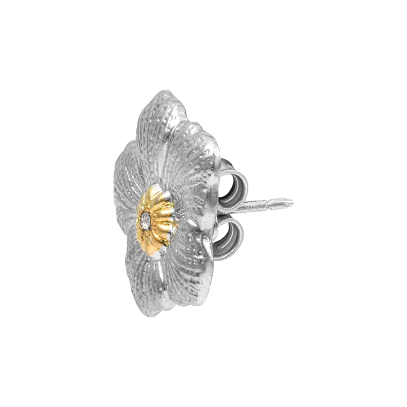 BUCCELLATI BLOSSOMS Series 925 Sterling Silver Earrings Women's-2