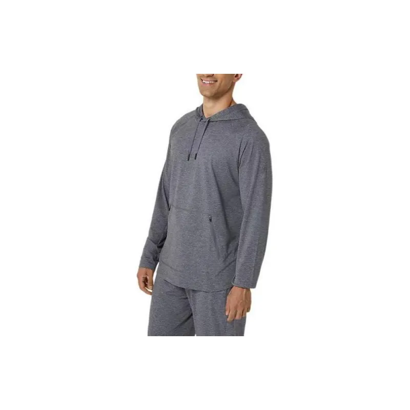 Asics Tech Pull Over Hoodie Sweatshirt Men's Gray-2