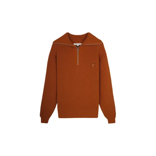 Maison Kitsune Sweaters Men Brown