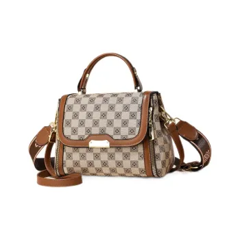 Weymond PU Crossbody Handbag Regular Women's Coffee/Earth Yellow