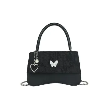 Meow in the grass Crossbody Bags