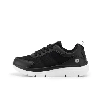 Fitville Cushioned Slip Resistant Low Top Casual Shoes Men's Black Plus Size Men's Shoes