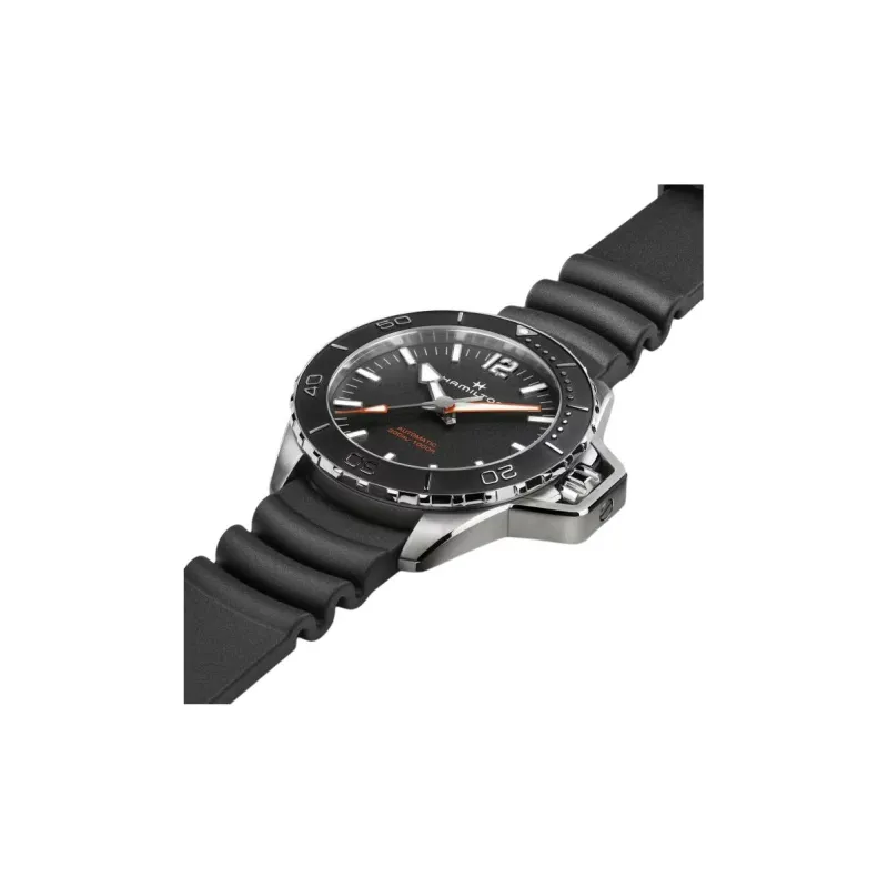 HAMILTON Khaki Marine Collection Automatic Mechanical Movement Men's Watch Black Dial H77825330-2