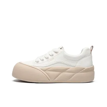 ZHR Cute Puffy Shoes Coverage Cushioning Lightweight Height Increasing Skateboard Shoes Women's