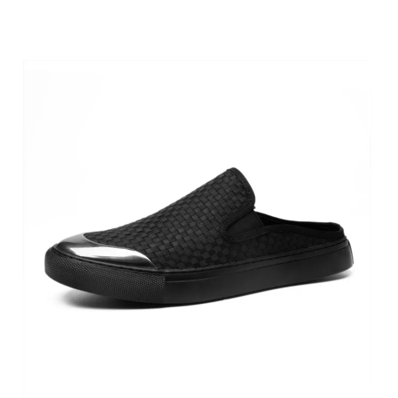 GZZ Wrap toe Slippers Men's Black-1