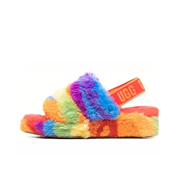 UGG FLUFF YEAH Stylish Sandals Women's Multicolor
