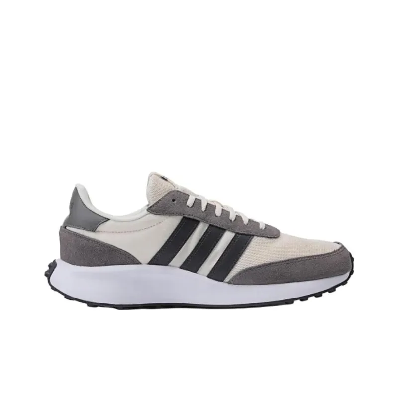 Adidas Cushioned Slip Resistant Low Top Casual Shoes Men's White Gray-1