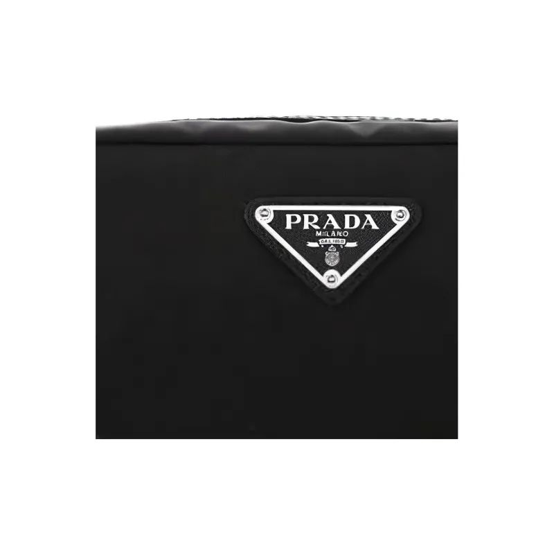 PRADA Recycled Nylon Clutch Men's Black-5