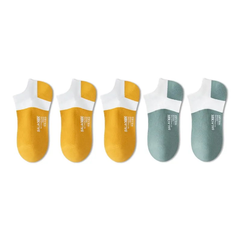 SALOATO Ankle Socks Men's 5 Pack-12