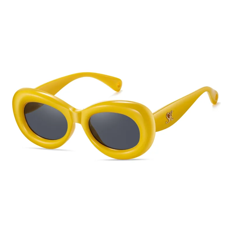 SHEEN KELLY Oval Sunglasses Unisex-8