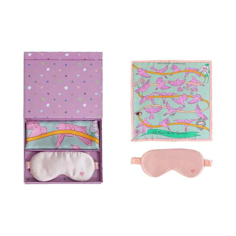 LOST PATTERN 100% Mulberry Silk Scarves Unisex-0