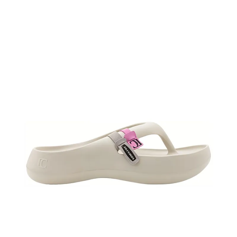 LOW CLASSIC x TAW&TOE Flip Flops Unisex White-1