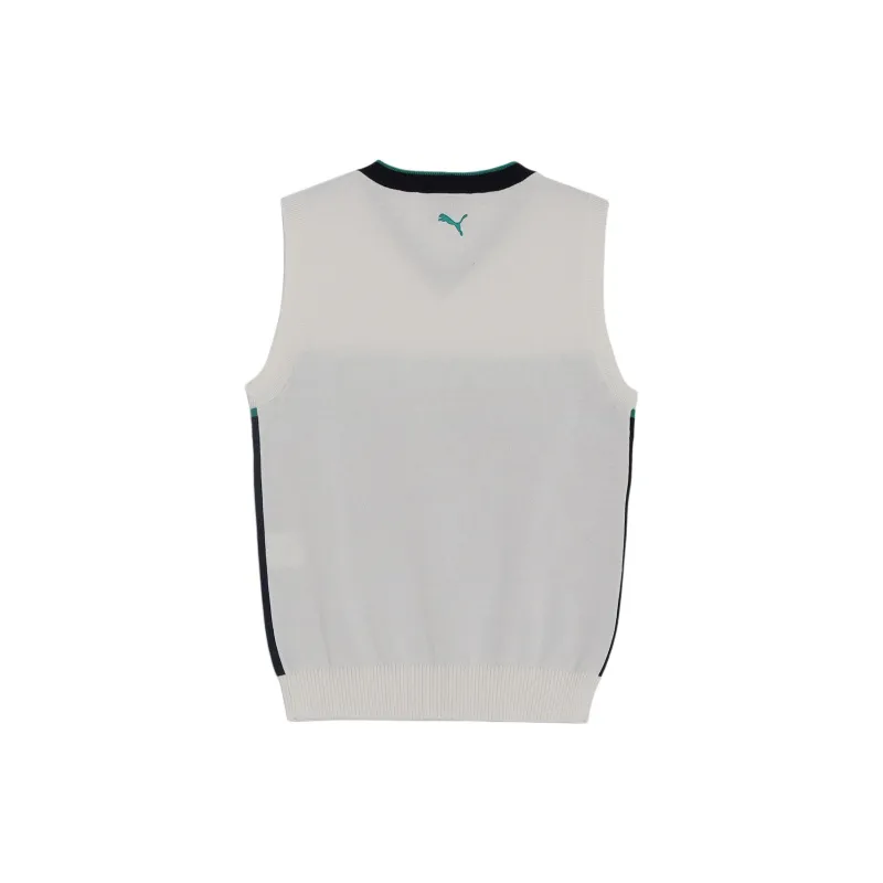 PUMA Tank Tops Women's Black White-1
