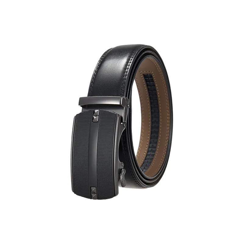 CARTELO Cow Split Leather Belts Men's 3.5CM-0