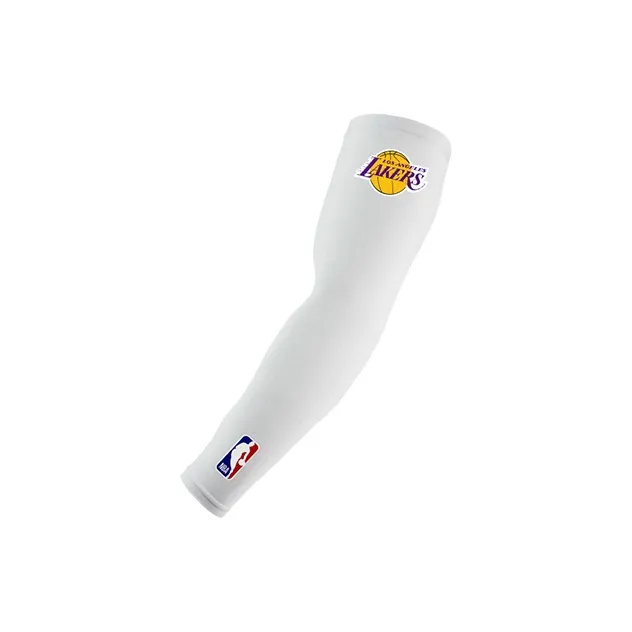 NBA Arm Guards 2 Pack Black White Unisex-7