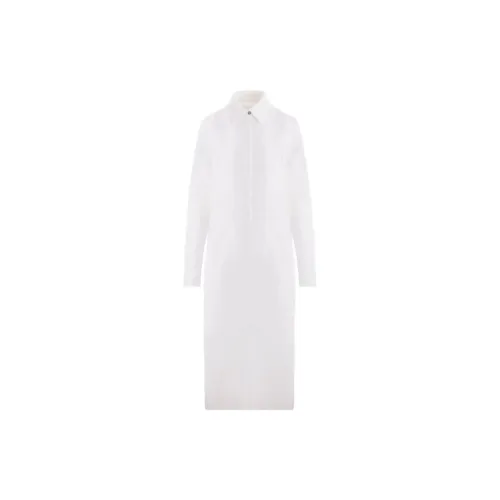 JIL SANDER Spread-collar Linen Shirt Dress