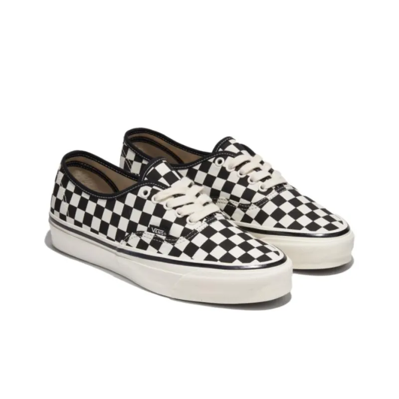 Vans Authentic Checkerboard 'Black White'-2