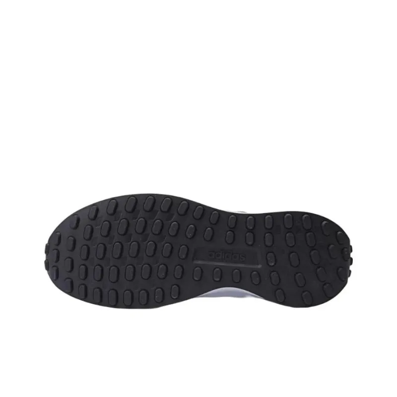 Adidas Cushioned Slip Resistant Low Top Casual Shoes Men's White Gray-4