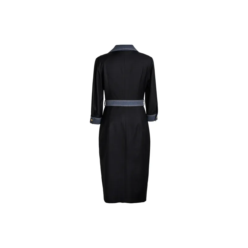 ROEYSHOUSE Long Sleeved Dresses Women's Black-1