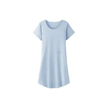 JINGYUN Deep Pajama 60 Nightgown Women's Glacier Blue