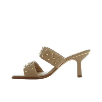 MICHAEL KORS Slide Slippers 9cm Women's Light Brown