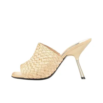 SERGIO ROSSI Sr Seville Raffia Mules