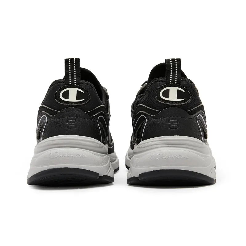 Champion Clogs Men's Black White-3