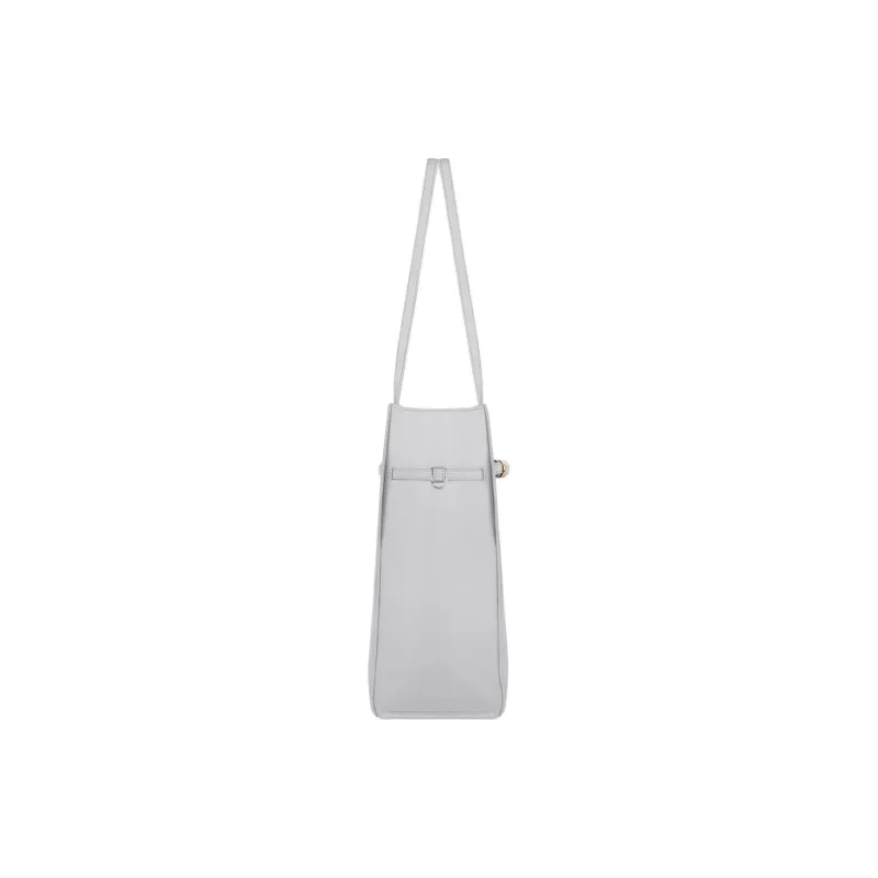 GIVENCHY Voyou Calfskin Tote Bag, Shopping Bag, Shoulder Bag, Handbag Small Size Women's Light Gray-2