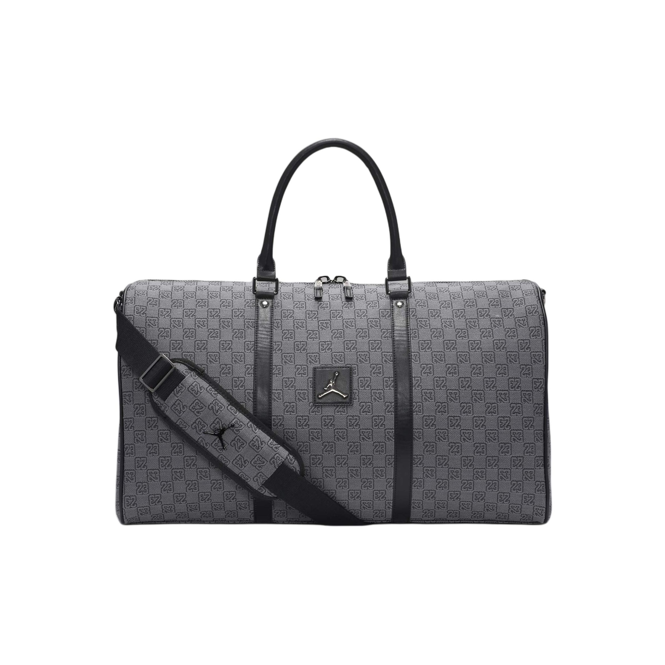 Jordan Monogram Duffle Bag 40L Dark Smoke Grey - POIZON