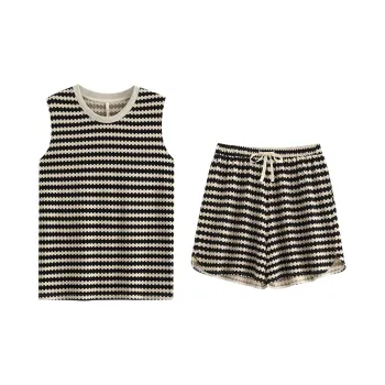 Yue Nei Pajama Set Women's Wave Pattern