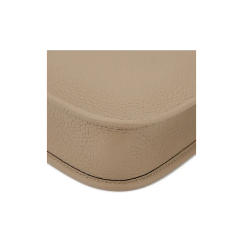 HERMES Evelyne Clemence Cow Leather Shoulder Bag, Crossbody Bag Mini Women's Marfa Beige-11