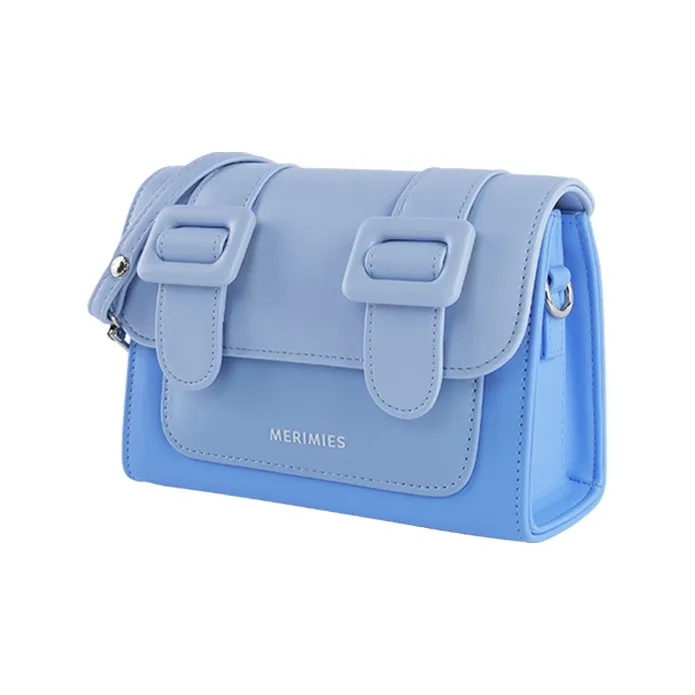 MERIMIES Pu Shoulder Bag Small Size Women's Blue-2