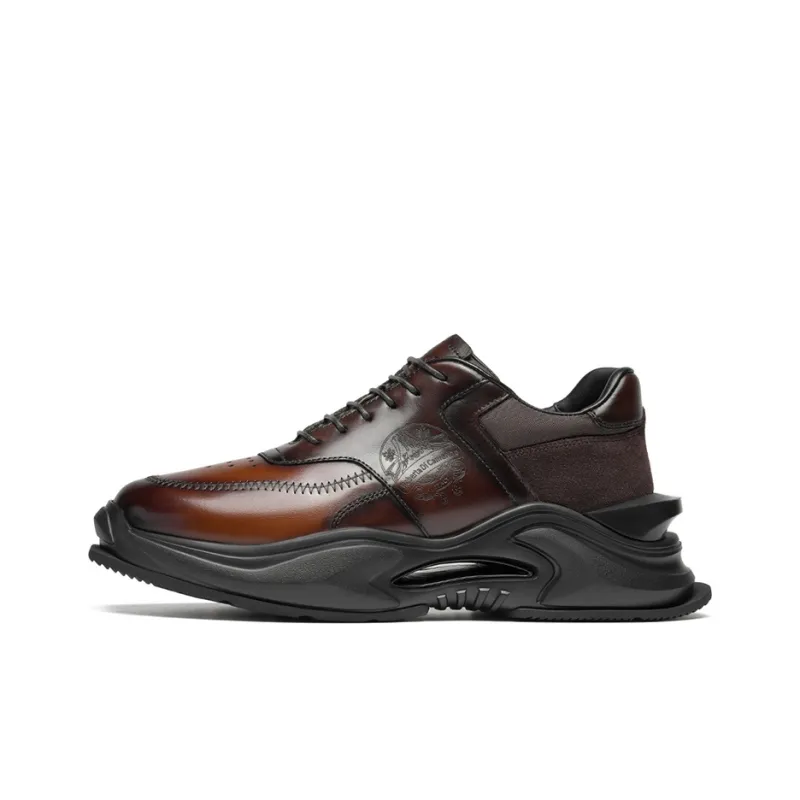 ROBERTA DI CAMERINO Anti Slip And Wear Resistant Height Increasing Low Top Chunky Sneakers Men's-5
