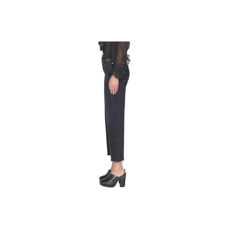 FRAME Le Jane Distressed effect Cropped Jeans-2