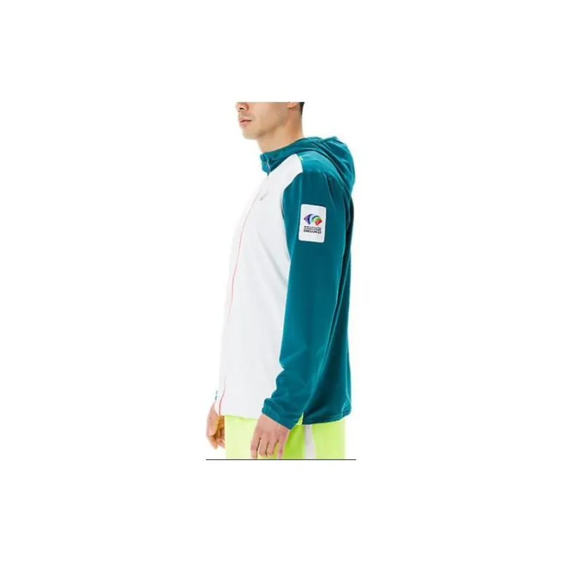 Asics Ready-Set Jacket Color Block Wch Jackets Coats Men's White-2