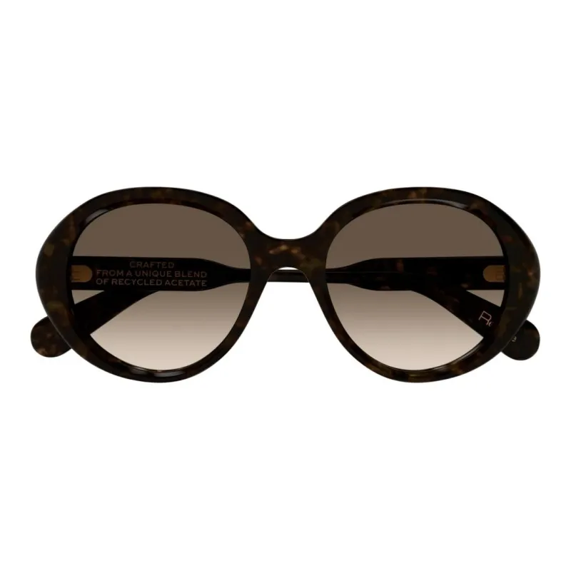 Chloe Round Sunglasses Unisex Brown-0