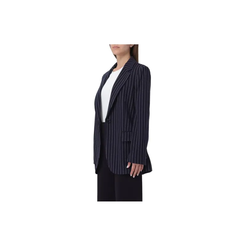 MaxMara Striped Single Breasted Jaclet-2
