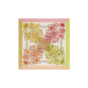 GUCCI Silk Scarves Women's Yellow