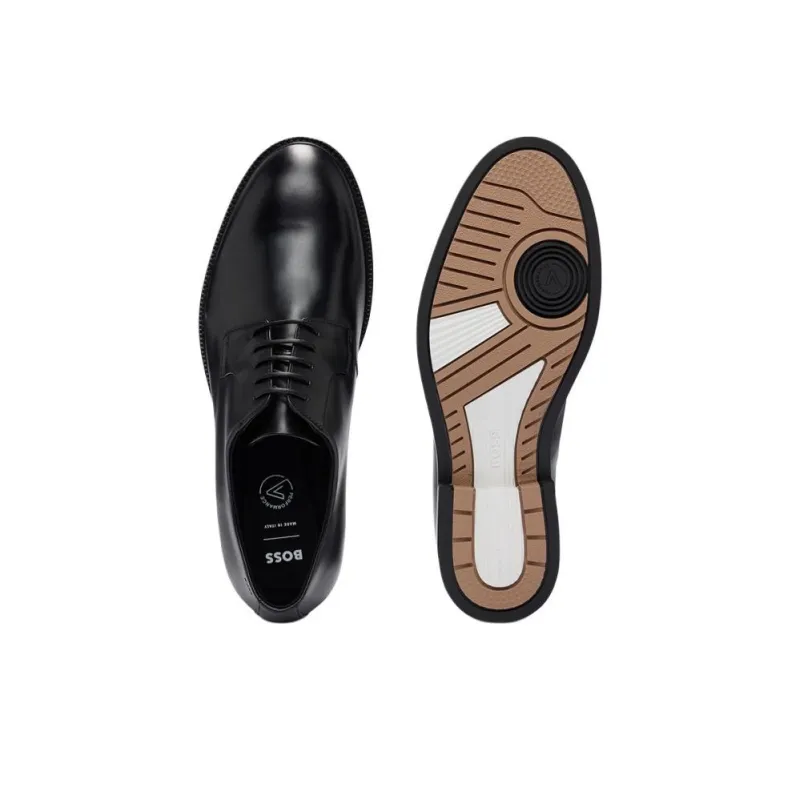 BOSS Leather Derby Shoes-4