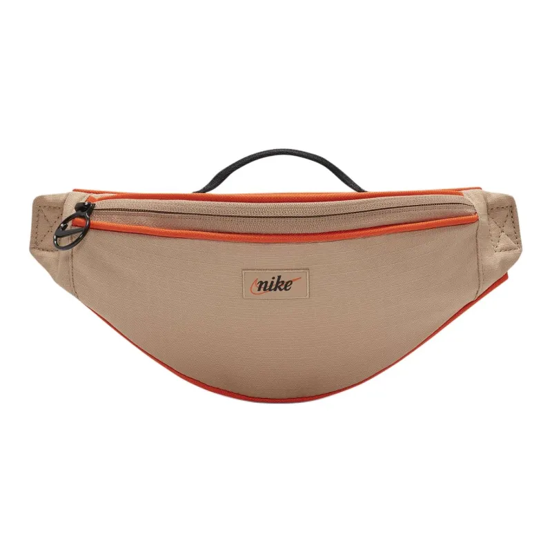 Nike Polyester Fanny Pack Small Size Women's Hemp & Orange & Black-0