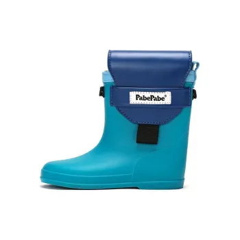 PabePabe Cow Leather Cell Phone Pouch Unisex Blue