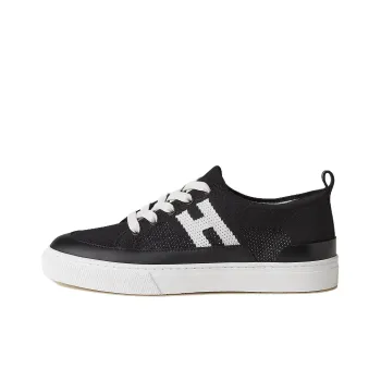 HERMES Deep Low Top Skateboard Shoes Women's Black