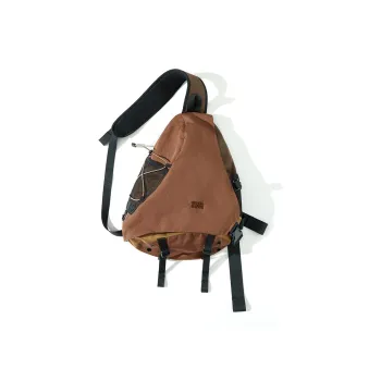 NOTHOMME Nylon Bow And Arrow Sling Bags Unisex Brown Black Gray Gray Purple