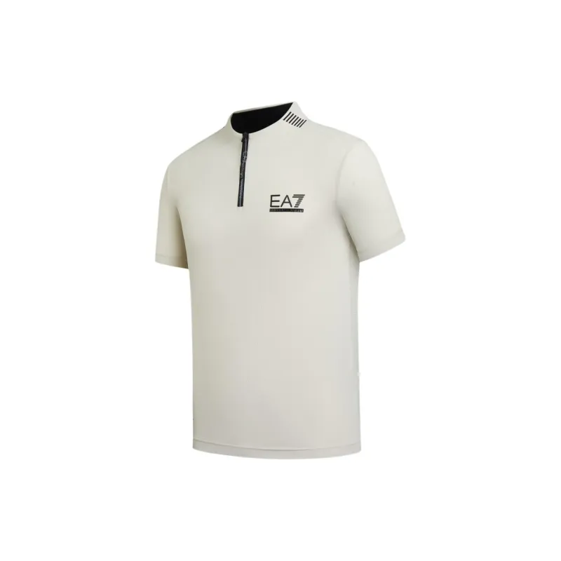 EMPORIO ARMANI EA7 SS24 Sweatshirt Men's Apricot-2