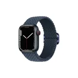 Apple Woven Strap-Dark Blue (Single Strap)