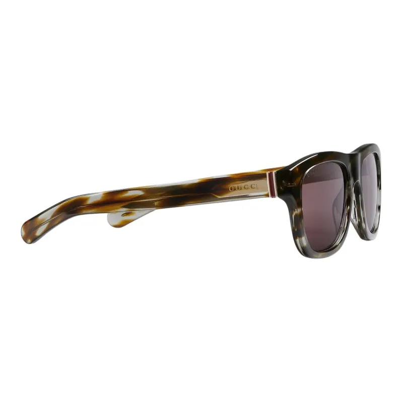 GUCCI Acetate Square Sunglasses Men's Tortoiseshell-2