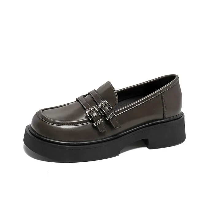 DUSTO Loafers Women's Black/Coffee-1